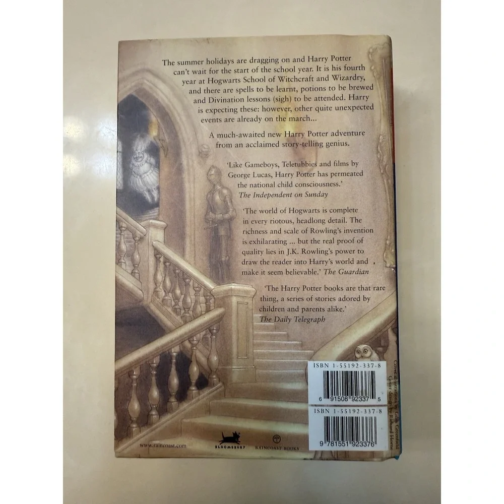 2000 Vintage HARRY POTTER Goblet of Fire, 2nd Canadian edition Hardcover &Jacket